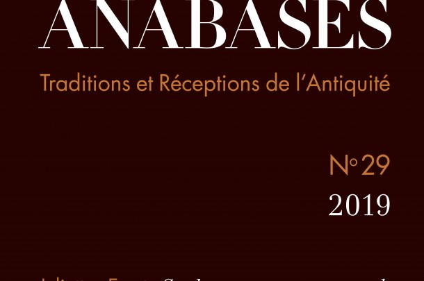 Couverture Anabases n°29 (2019)